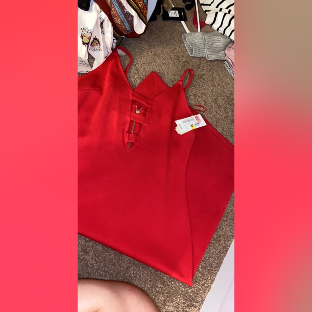 Red dress